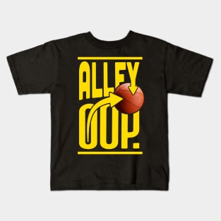 basketball alley oop Kids T-Shirt